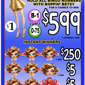 ALAMO: BOPPIN' BETSY $599 (1329ct)